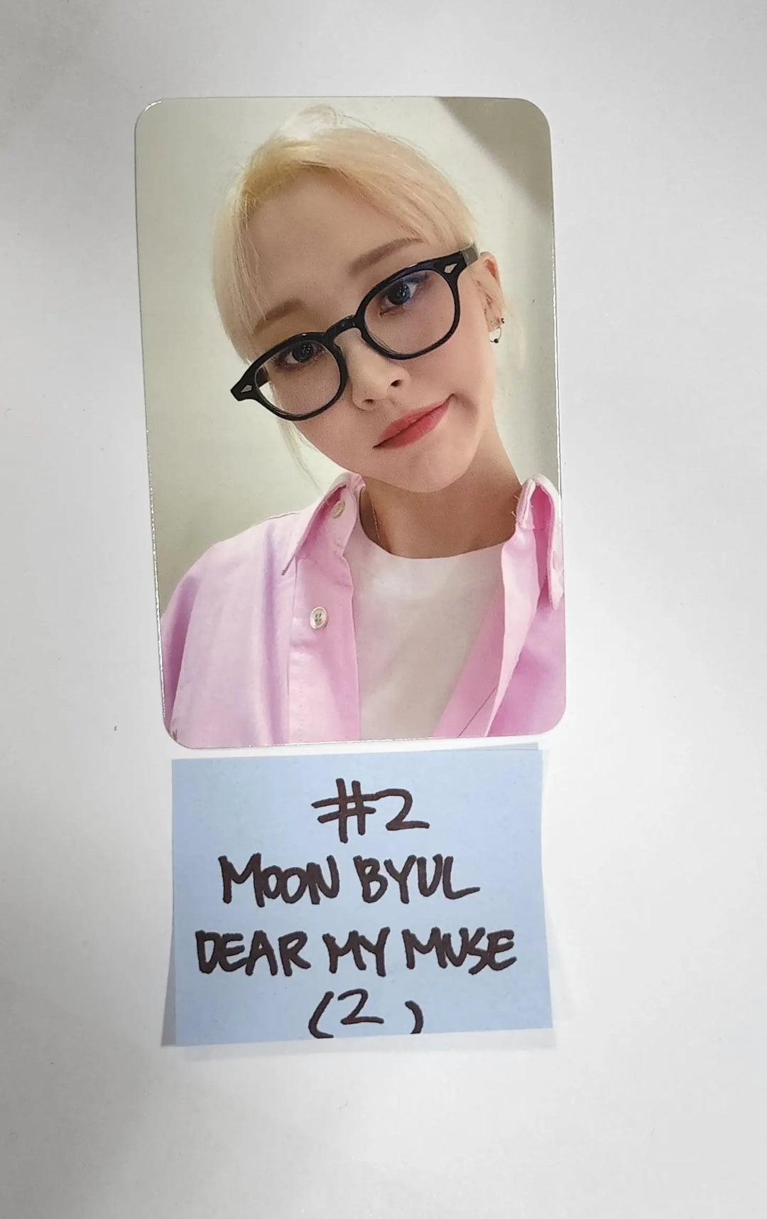 Moon Byul (Of Mamamoo) "C.I.T.T (Cheese in the Trap)" - Dear My Muse Fansign Event Photocard - HALLYUSUPERSTORE