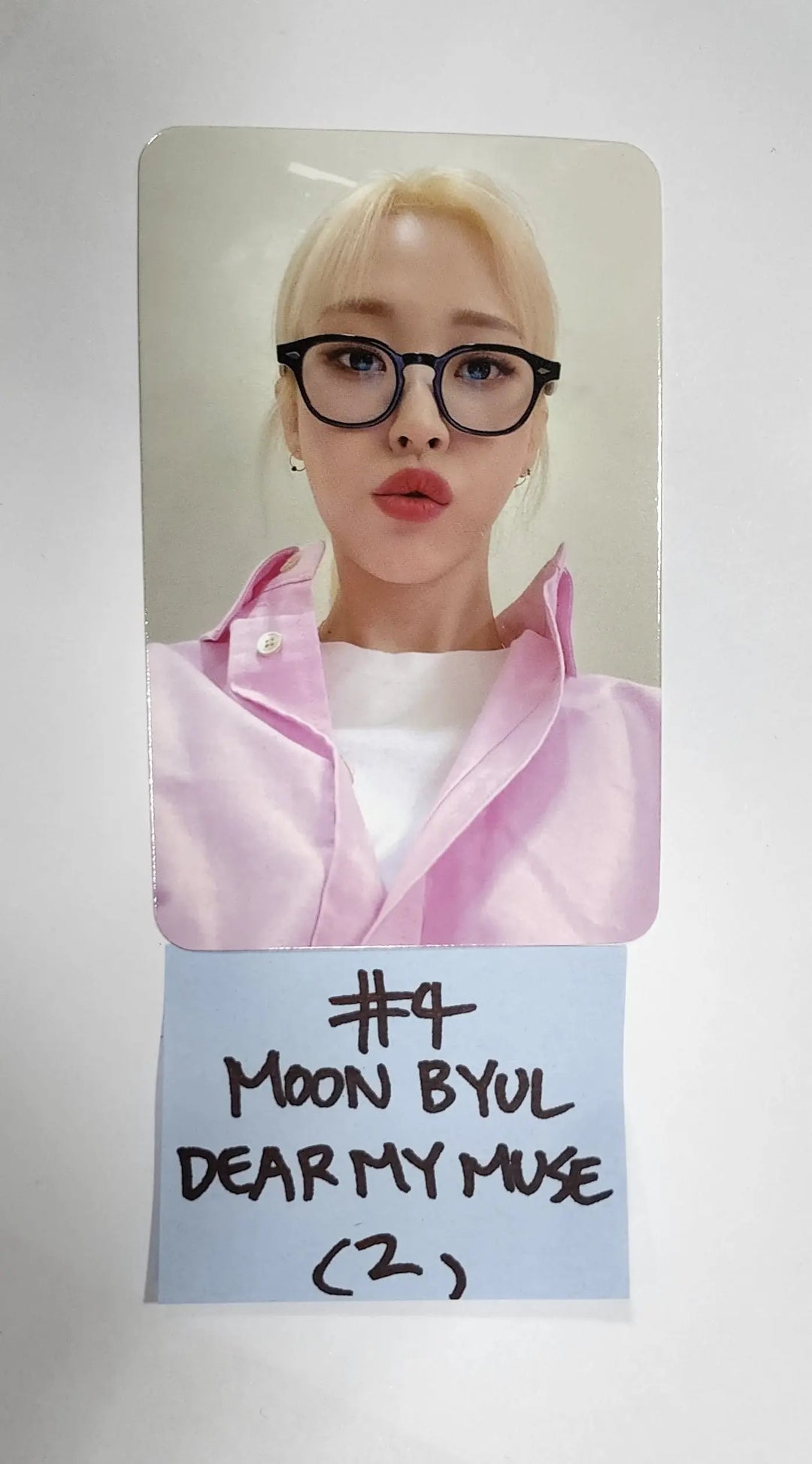 Moon Byul (Of Mamamoo) "C.I.T.T (Cheese in the Trap)" - Dear My Muse Fansign Event Photocard