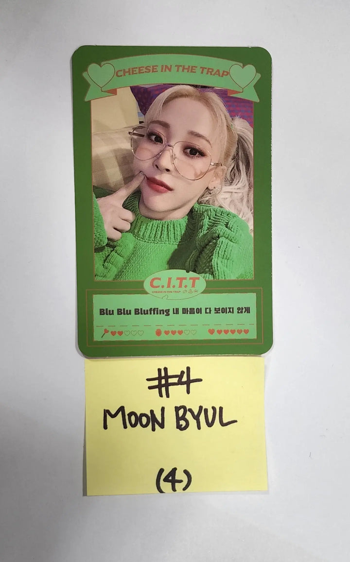 Moon Byul (Of Mamamoo) "C.I.T.T (Cheese in the Trap)" - Official Photocard