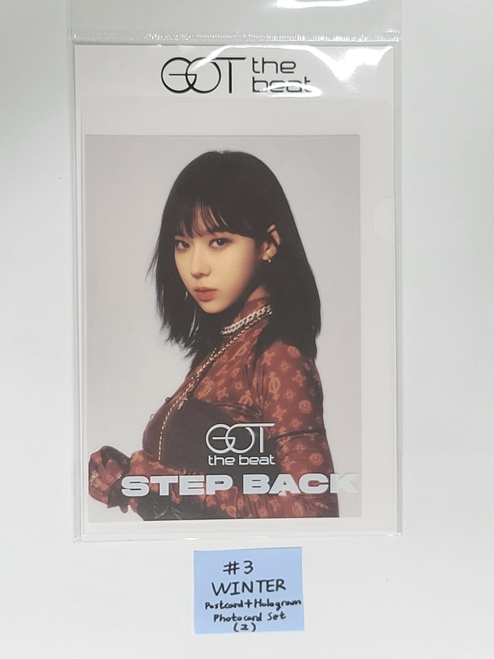 Got the beat 'Step Back' (에스파, 레드벨벳, 에스엠) - 엽서 + 홀로그램 포토카드 세트