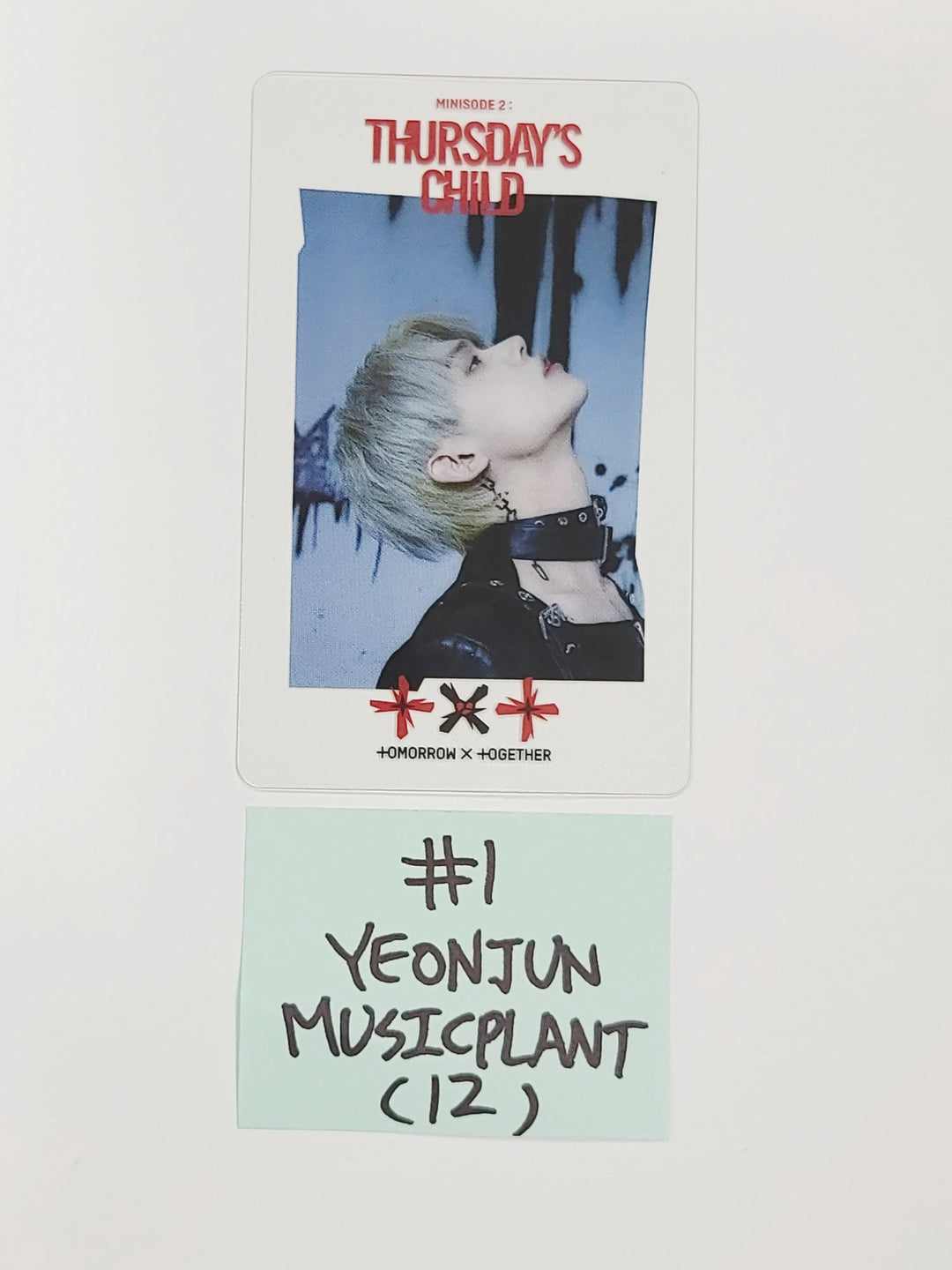 TXT "Minisode 2: Thursday's Child" - Musicplant Pre-Order Benefit Transparent Photocard