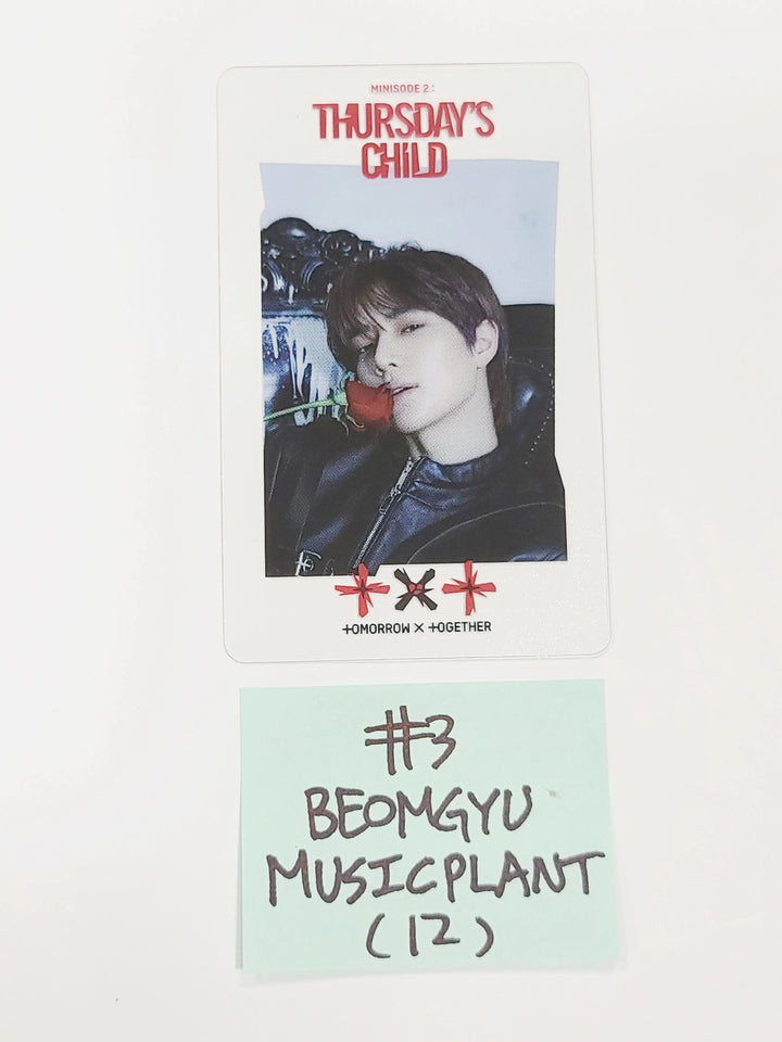TXT "Minisode 2: Thursday's Child" - Musicplant Pre-Order Benefit Transparent Photocard - HALLYUSUPERSTORE