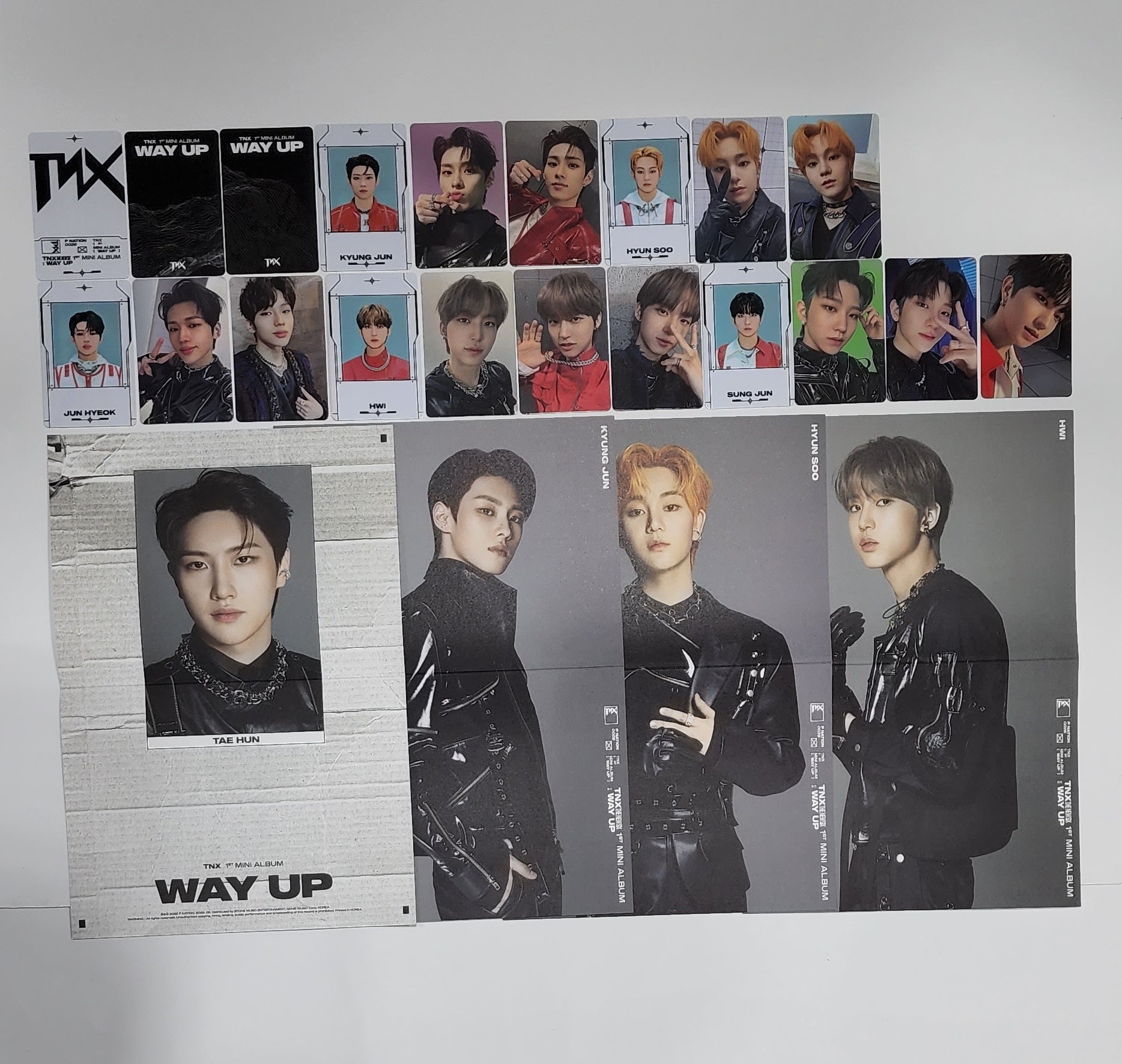 メンバー全員のサイン付 TNX 「WAY UP」hello82 - K-POP/アジア