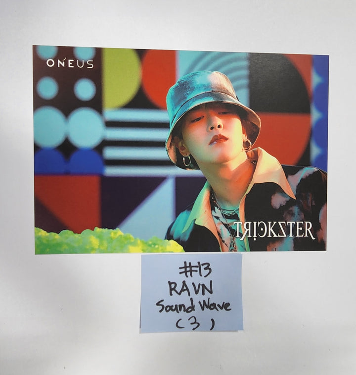 ONEUS 'TRICKSTER' 7th Mini - Soundwave Luckydraw Event PVC Photocard, Postcard