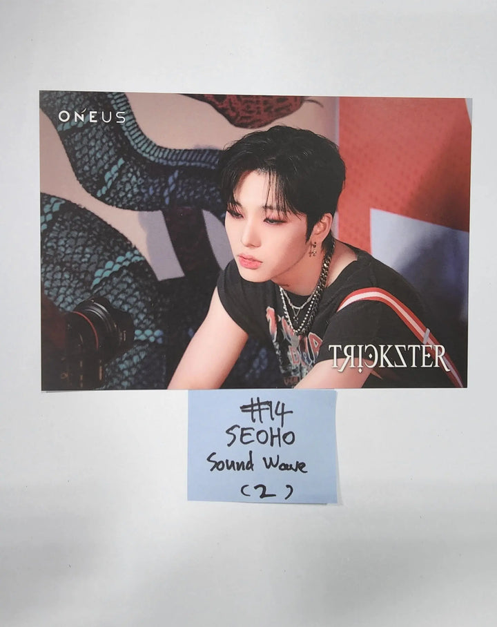 ONEUS 'TRICKSTER' 7th Mini - Soundwave Luckydraw Event PVC Photocard, Postcard - HALLYUSUPERSTORE