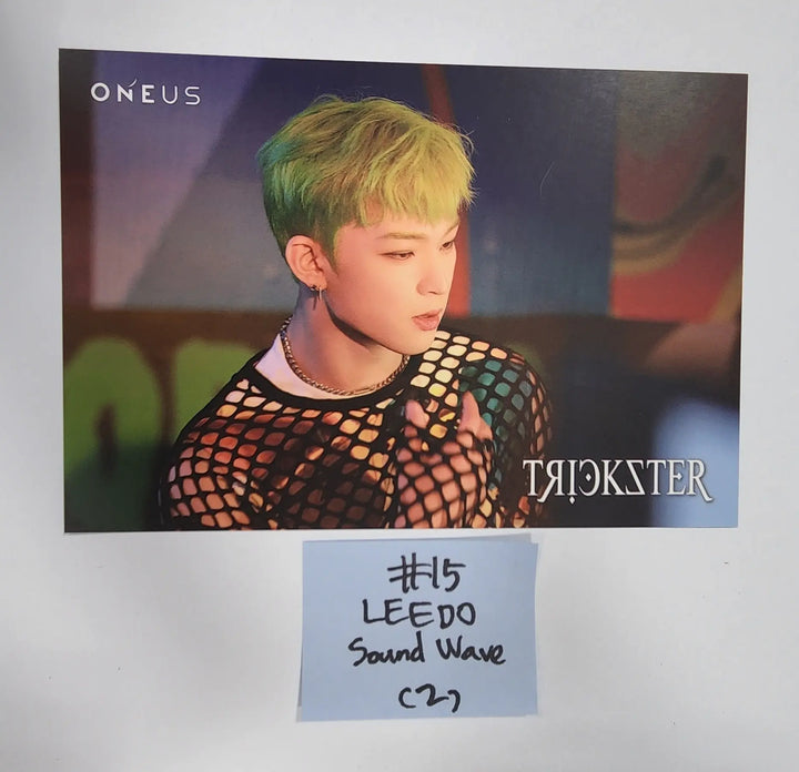 ONEUS 'TRICKSTER' 7th Mini - Soundwave Luckydraw Event PVC Photocard, Postcard - HALLYUSUPERSTORE