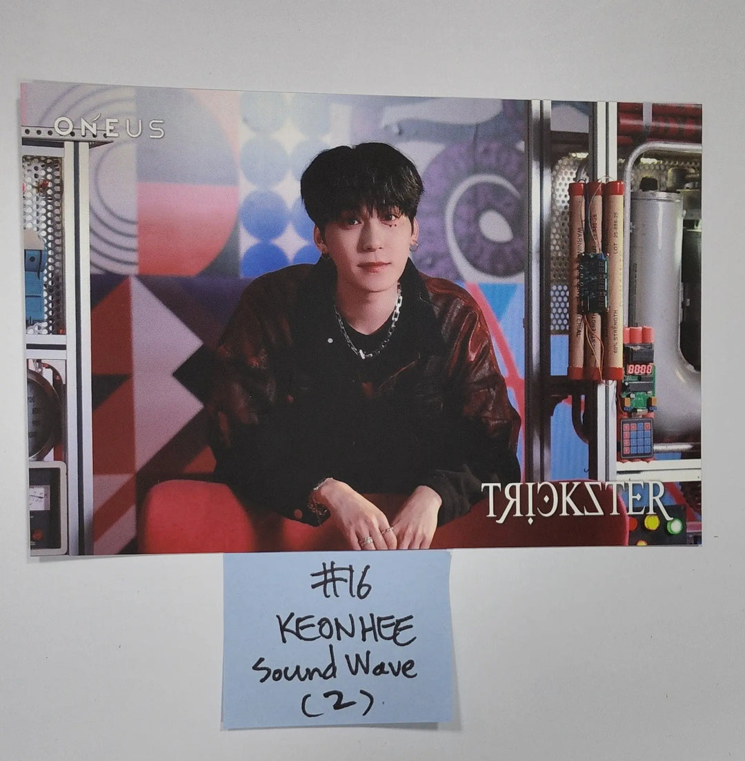 ONEUS 'TRICKSTER' 7th Mini - Soundwave Luckydraw Event PVC Photocard, Postcard - HALLYUSUPERSTORE