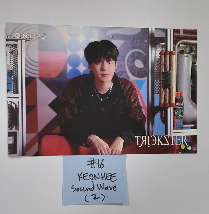ONEUS 'TRICKSTER' 7th Mini - Soundwave Luckydraw Event PVC Photocard, Postcard - HALLYUSUPERSTORE
