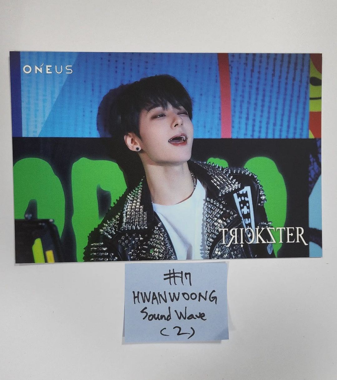 ONEUS 'TRICKSTER' 7th Mini - Soundwave Luckydraw Event PVC Photocard, Postcard - HALLYUSUPERSTORE