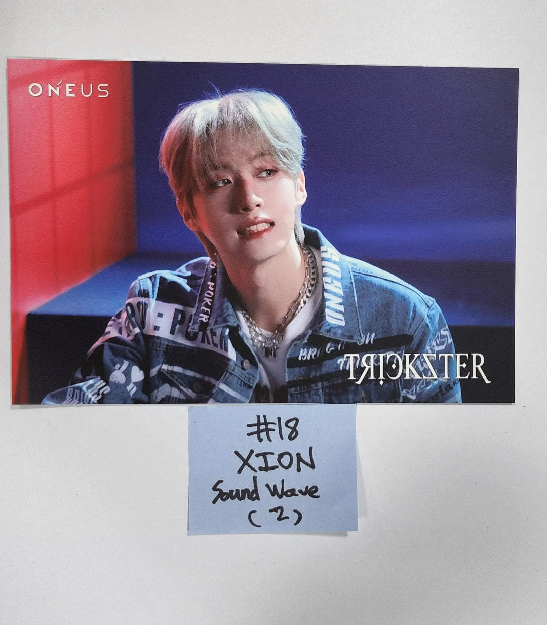 ONEUS 'TRICKSTER' 7th Mini - Soundwave Luckydraw Event PVC Photocard, Postcard