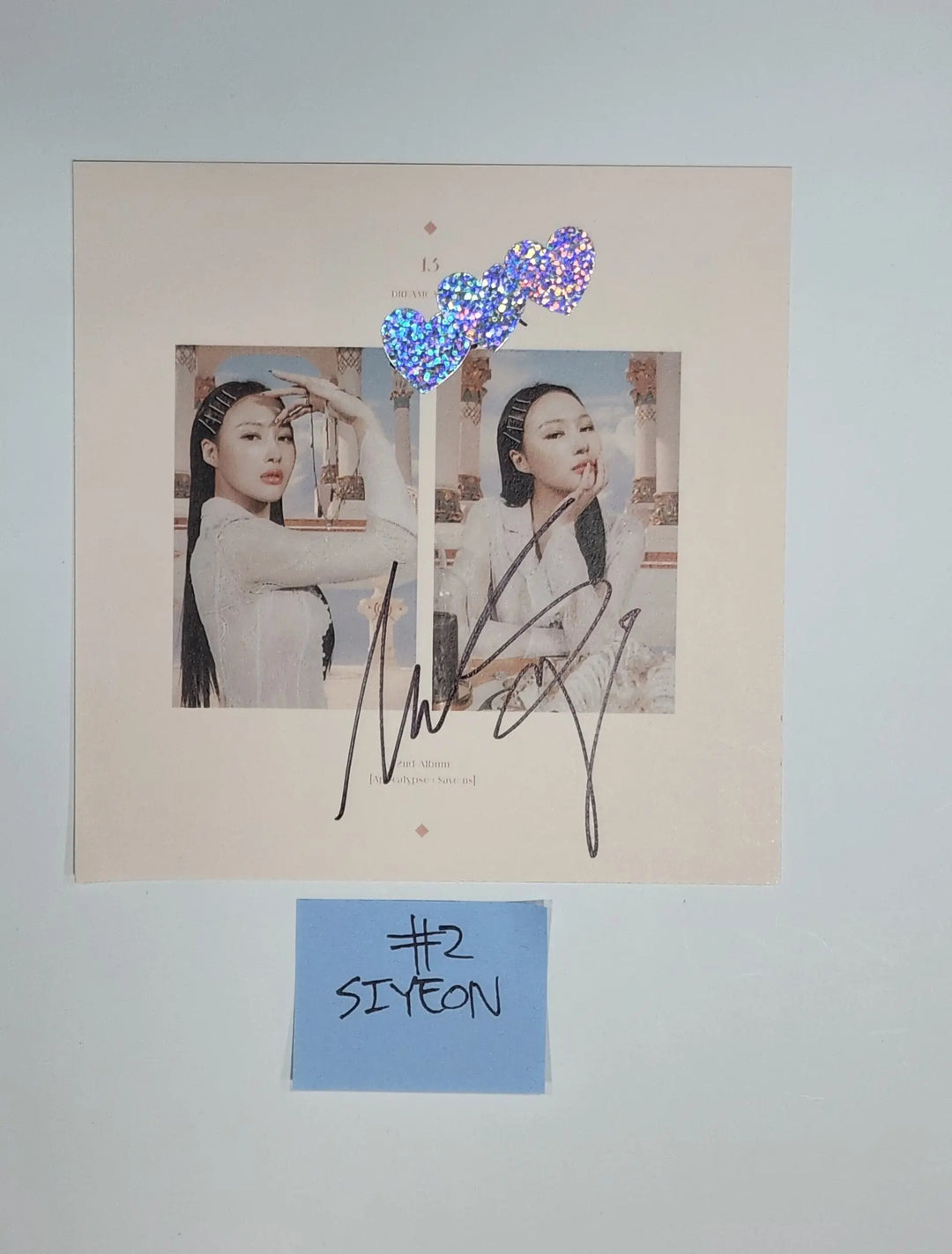 Dreamcatcher ‘Apocalypse : Save us’  - A Cut Page From Fansign Event Album Photo (1) - HALLYUSUPERSTORE