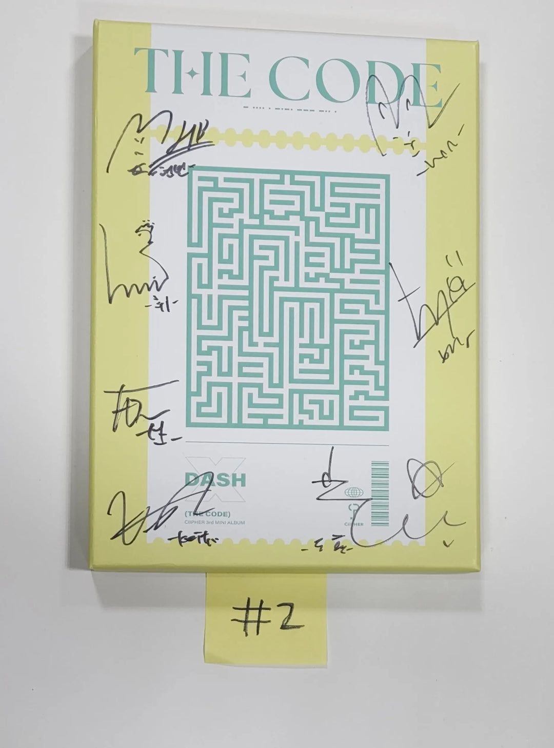 CIIPHER "The Code" - Hand Autographed(Signed) Promo Album - HALLYUSUPERSTORE