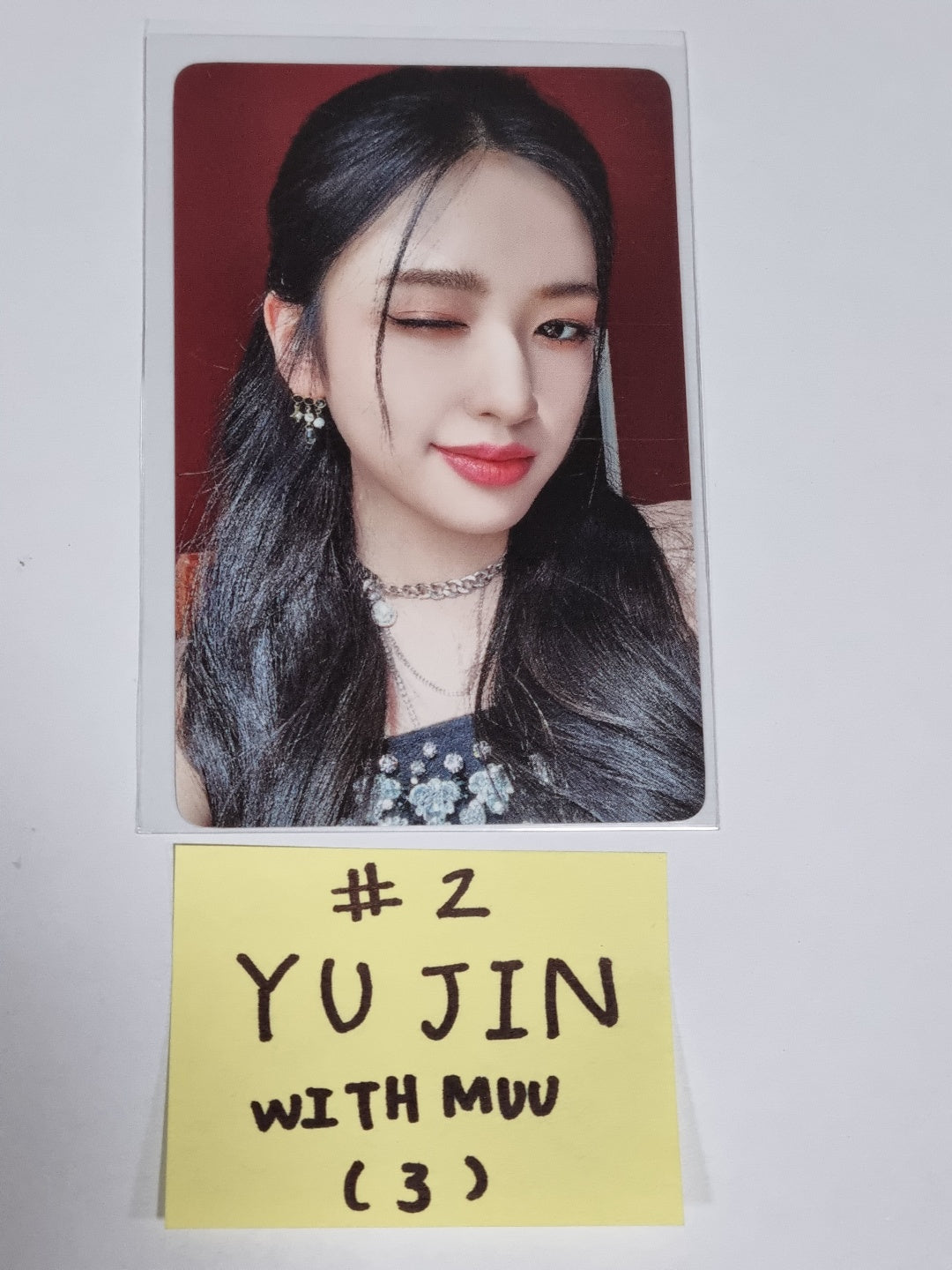 IVE 'LOVE DIVE' 2nd Single - Withmuu Fansign Event Photocard
