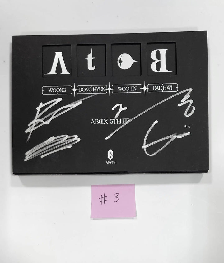 AB6IX "A to B" - Hand Autographed (Signed) Promo Album - HALLYUSUPERSTORE