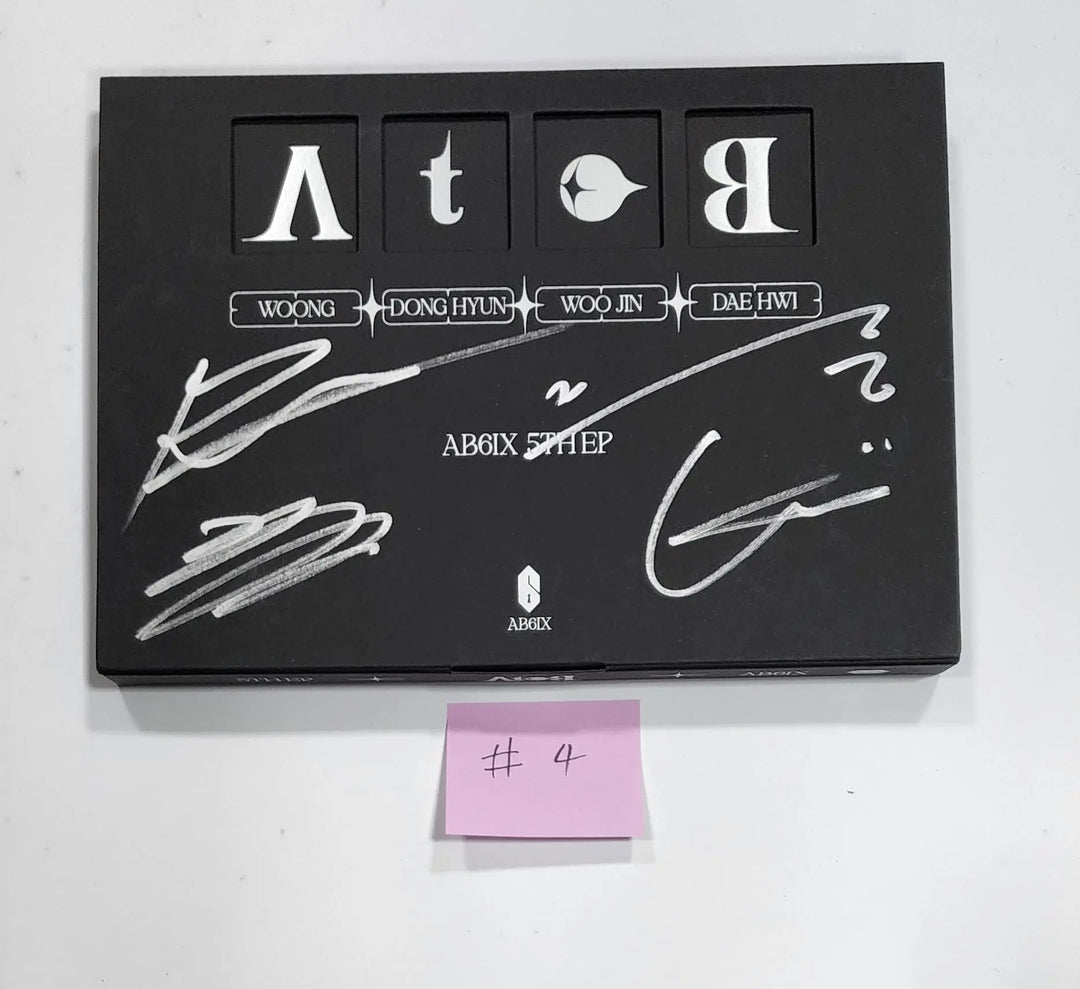 AB6IX "A to B" - Hand Autographed (Signed) Promo Album - HALLYUSUPERSTORE