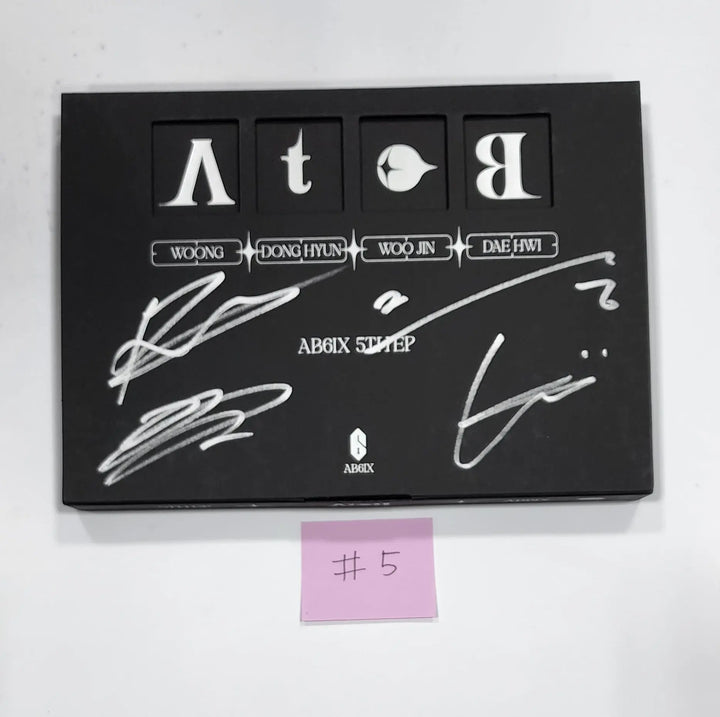 AB6IX "A to B" - Hand Autographed (Signed) Promo Album - HALLYUSUPERSTORE