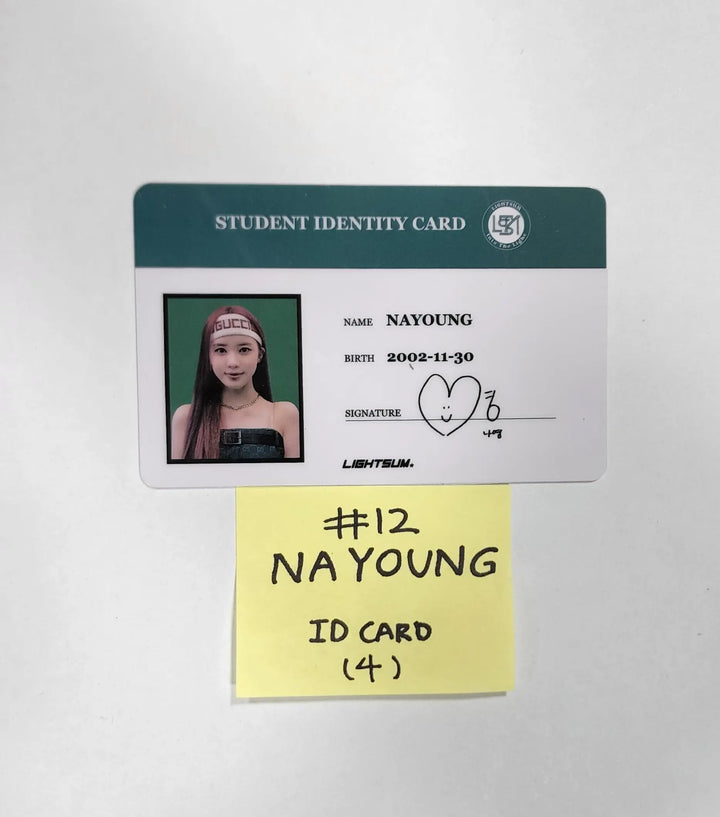 Lightsum 'Into The Light' -Official Photocard, ID Card - HALLYUSUPERSTORE