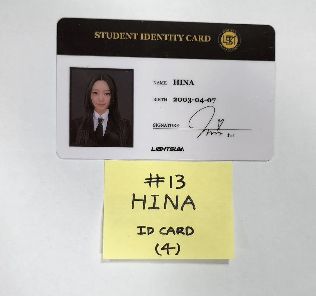 Lightsum 'Into The Light' -Official Photocard, ID Card - HALLYUSUPERSTORE