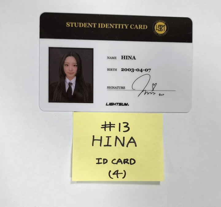 Lightsum 'Into The Light' -Official Photocard, ID Card - HALLYUSUPERSTORE