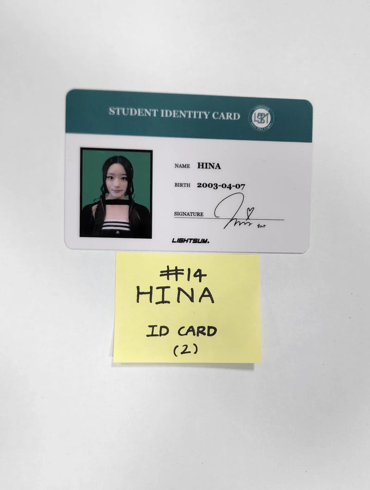 Lightsum 'Into The Light' -Official Photocard, ID Card - HALLYUSUPERSTORE