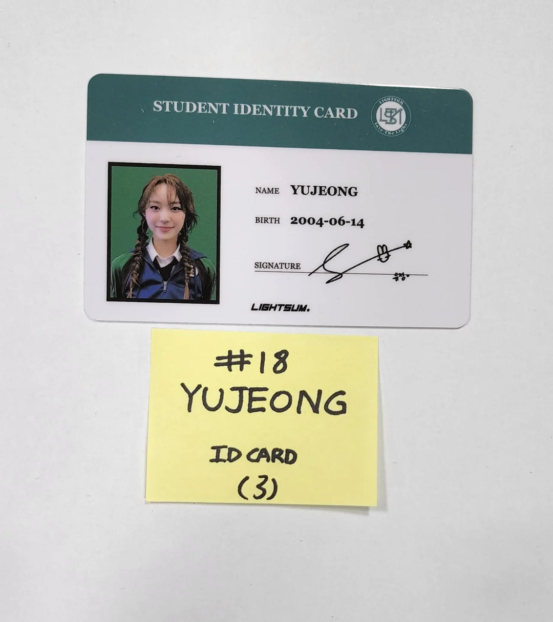 Lightsum 'Into The Light' -Official Photocard, ID Card