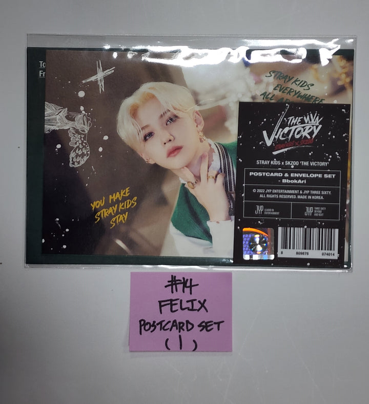 Stray Kids X SKZOO Pop-Up Store 'THE VICTORY' - SKZOO MD [엽서 &amp; 봉투 세트, 아크릴 스탠드]