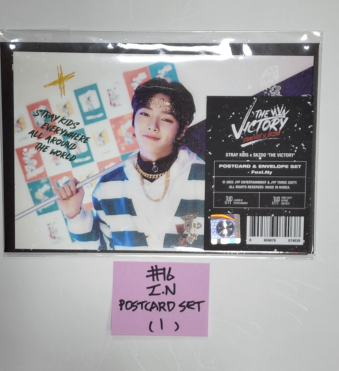 Stray Kids X SKZOO Pop-Up Store 'THE VICTORY' - SKZOO MD [POSTCARD & ENVELOPE Set, ACRYLIC STAND]