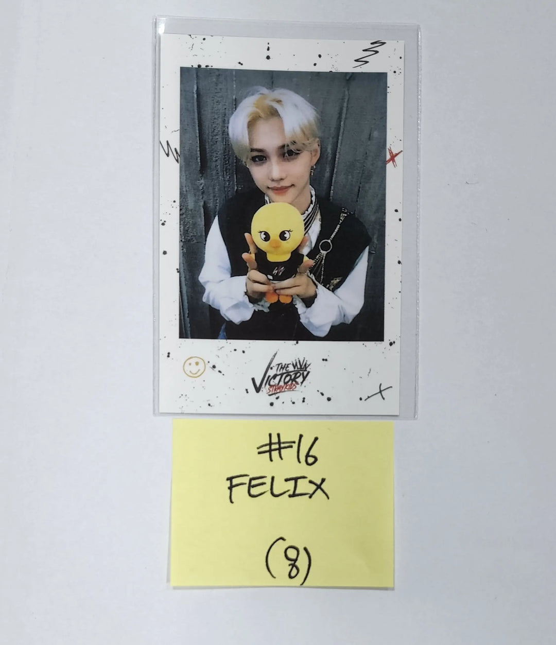 Stray Kids X SKZOO Pop-Up Store 'THE VICTORY' - Pre-Order Benefit Polaroid Type Photocard - HALLYUSUPERSTORE
