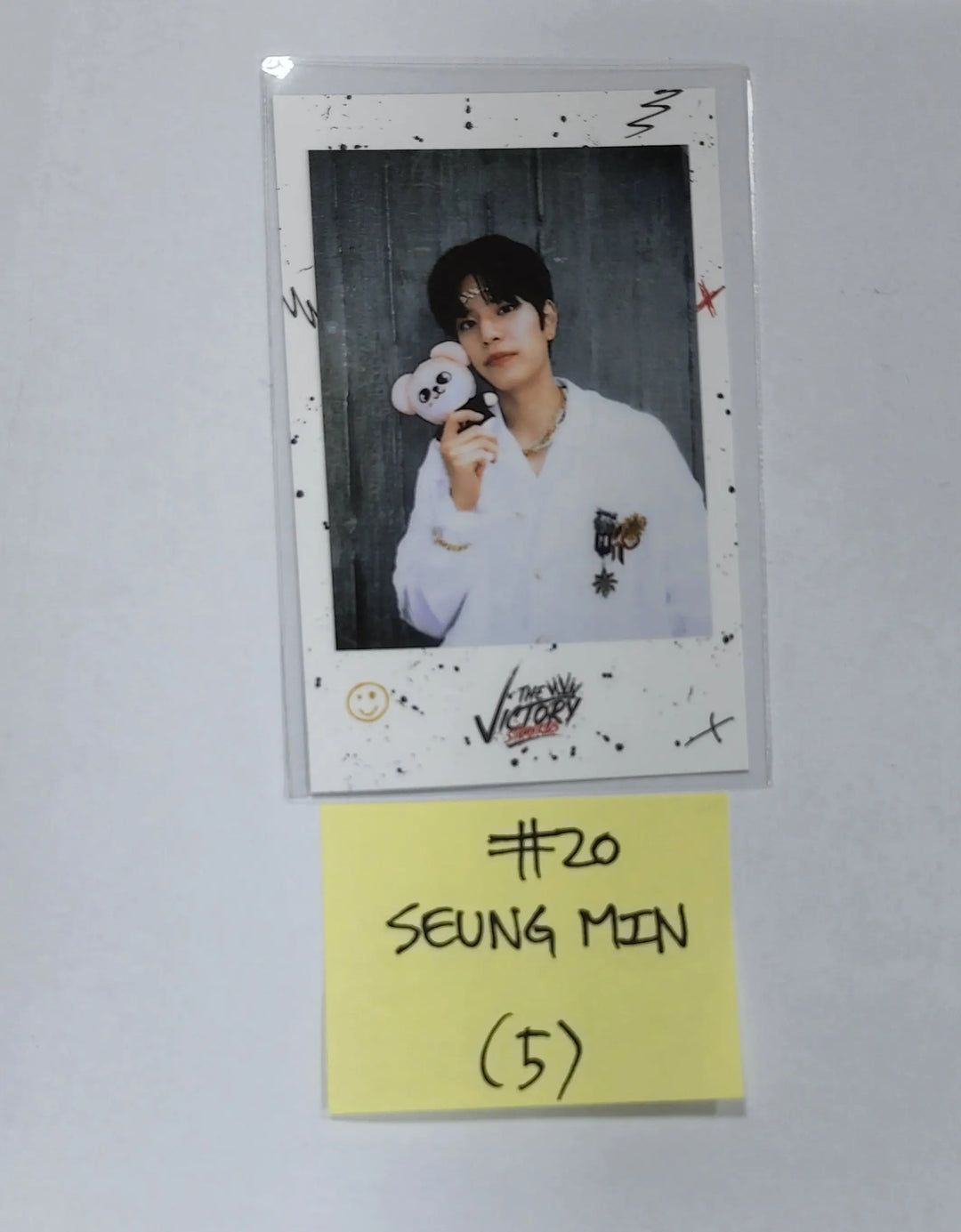 Stray Kids X SKZOO Pop-Up Store 'THE VICTORY' - Pre-Order Benefit Polaroid Type Photocard - HALLYUSUPERSTORE