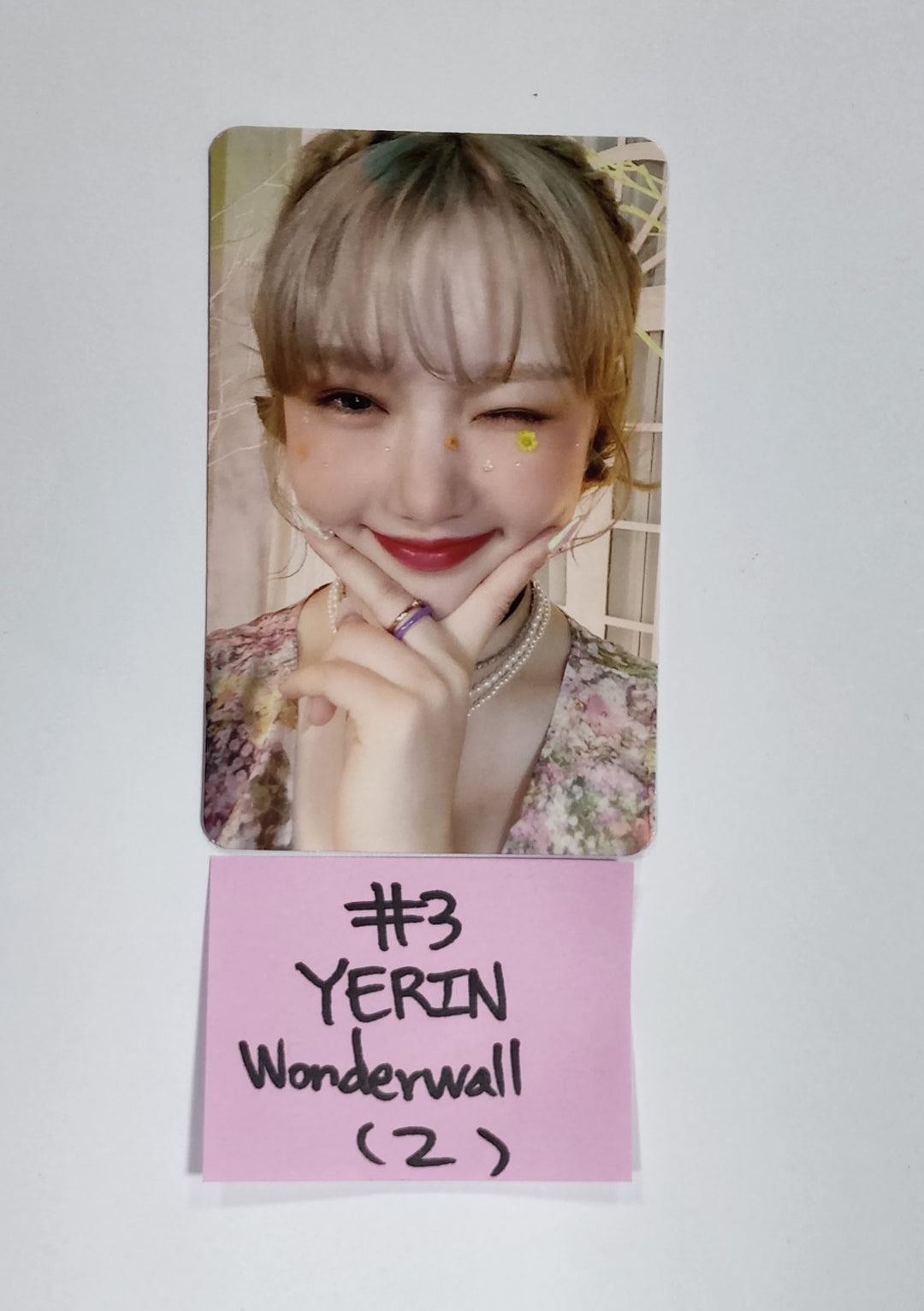 YERIN "ARIA" - Wonderwall Fansign Event Photocard