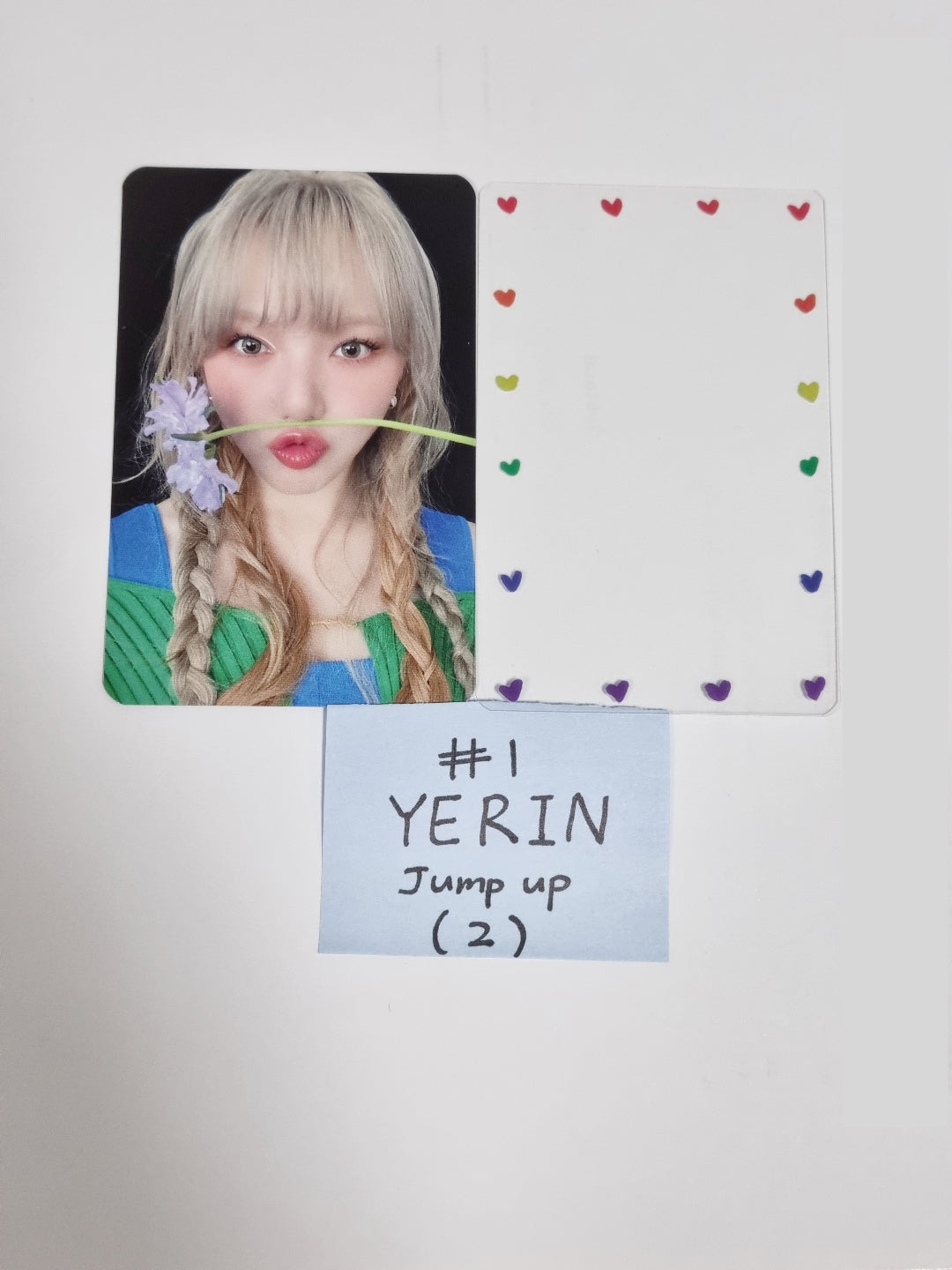 예린 'ARIA' 1st Mini - Jump Up 팬사인회 이벤트 포토카드