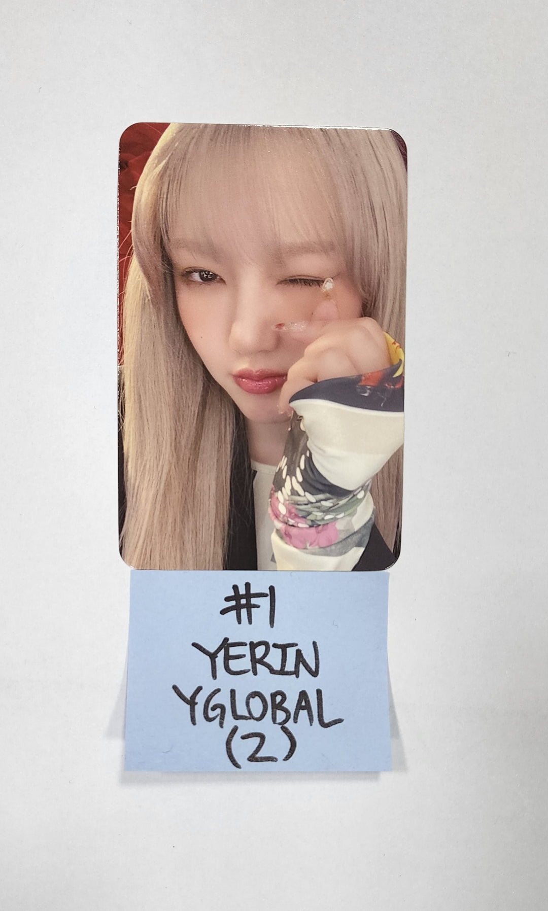 예린 'ARIA' 1st Mini - YGLOBAL 팬사인회 이벤트 포토카드