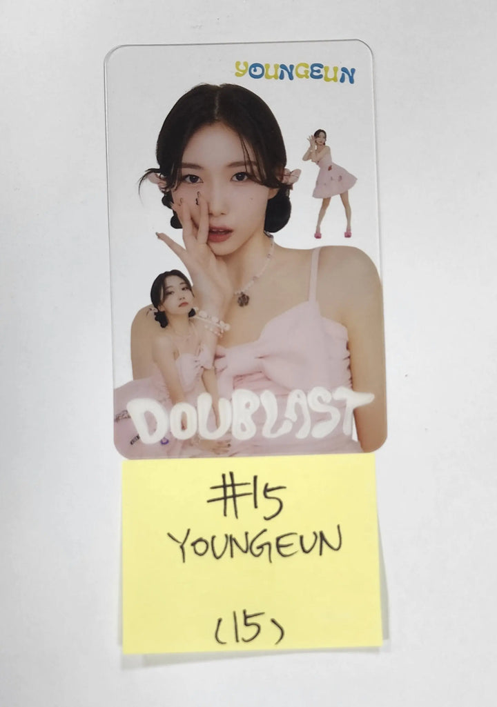 Kep1er "DOUBLAST" 2st - Clear Photocard, Clear Photocard Frame - HALLYUSUPERSTORE