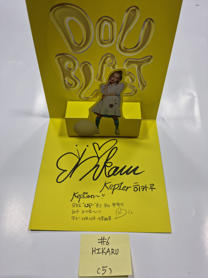 Kep1er "DOUBLAST" 2st - 오피셜 포토카드 [팝업카드, 포토스탠드]
