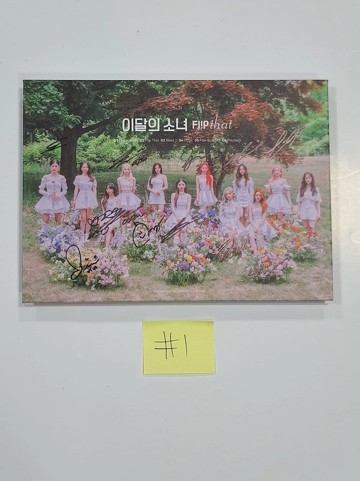 LOONA "Flip That" Summer Special Mini Album - Hand Autographed(Signed) Promo Album