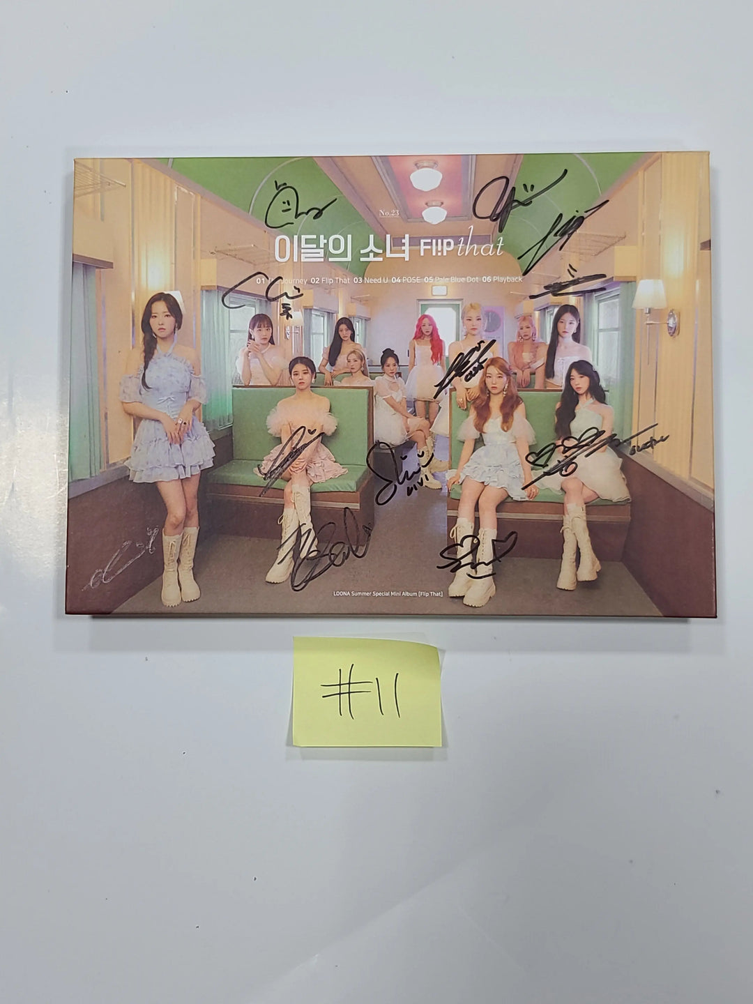 LOONA "Flip That" Summer Special Mini Album - Hand Autographed(Signed) Promo Album