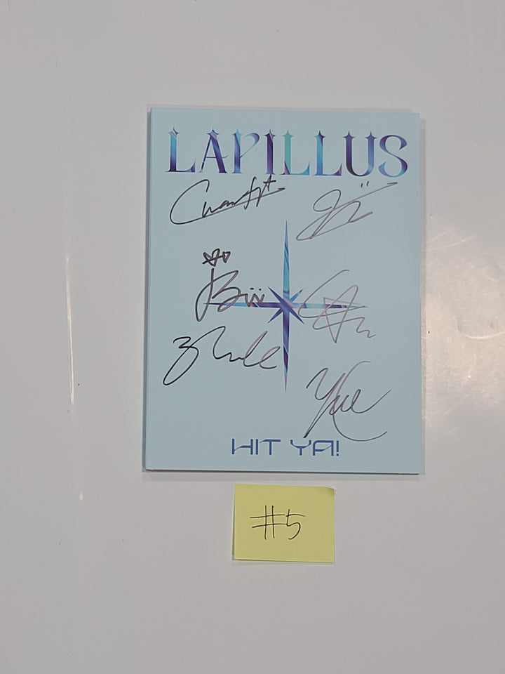 라필루스 "HIT YA!" 1st Digital Single Album - 친필 사인(싸인) 프로모 앨범
