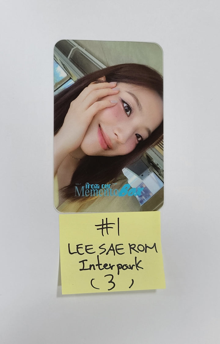 Fromis_9 "from our Memento Box" - Interpark Pre-Order Benefit Transparent PVC Photocard