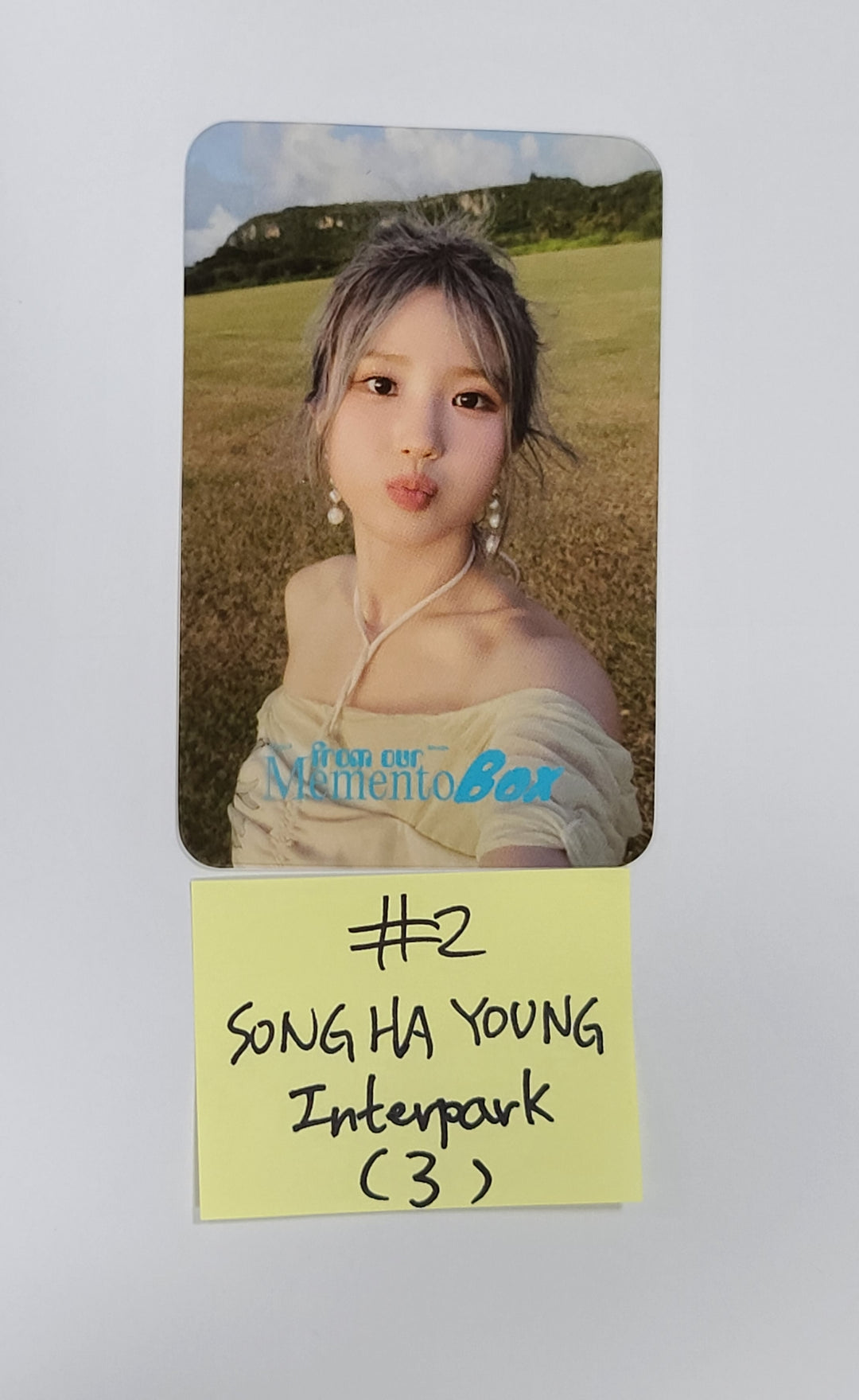 Fromis_9 "from our Memento Box" - Interpark Pre-Order Benefit Transparent PVC Photocard