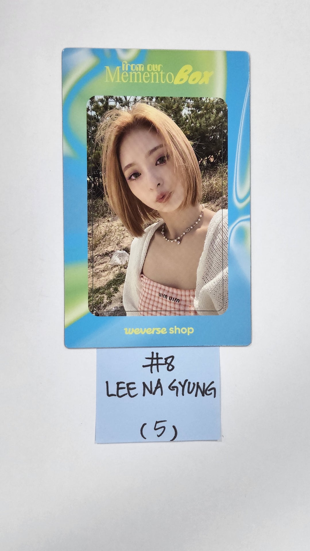 Fromis_9 "from our Memento Box" - Weverse Shop Pre-Order Benefit Magnet + Photocard Set