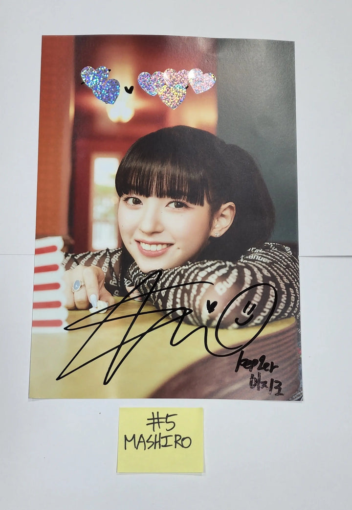 Kep1er “TroubleShooter” 3rd - A Cut Page From Fansign Event Album Photo - HALLYUSUPERSTORE