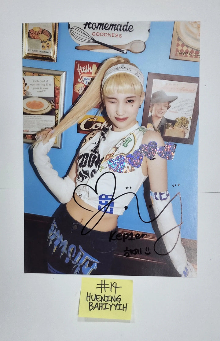 Kep1er “TroubleShooter” 3rd - A Cut Page From Fansign Event Album Photo - HALLYUSUPERSTORE