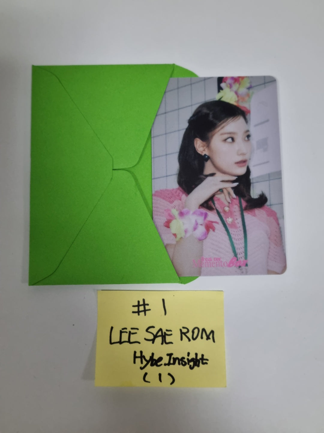 Fromis_9 "from our Memento Box" - Hybe Insight イベント PVC フォトカード
