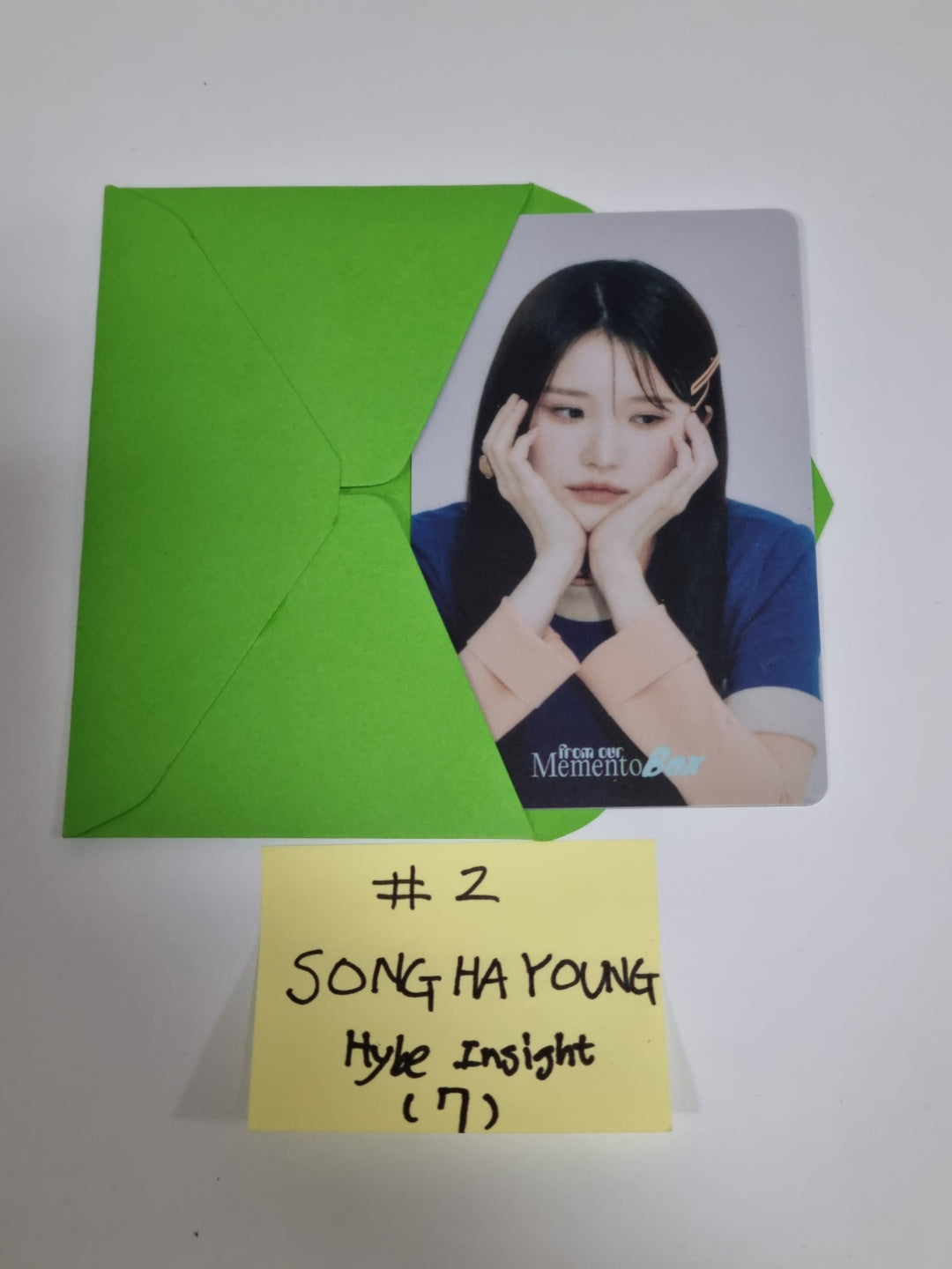 Fromis_9 "from our Memento Box" - Hybe Insight イベント PVC フォトカード