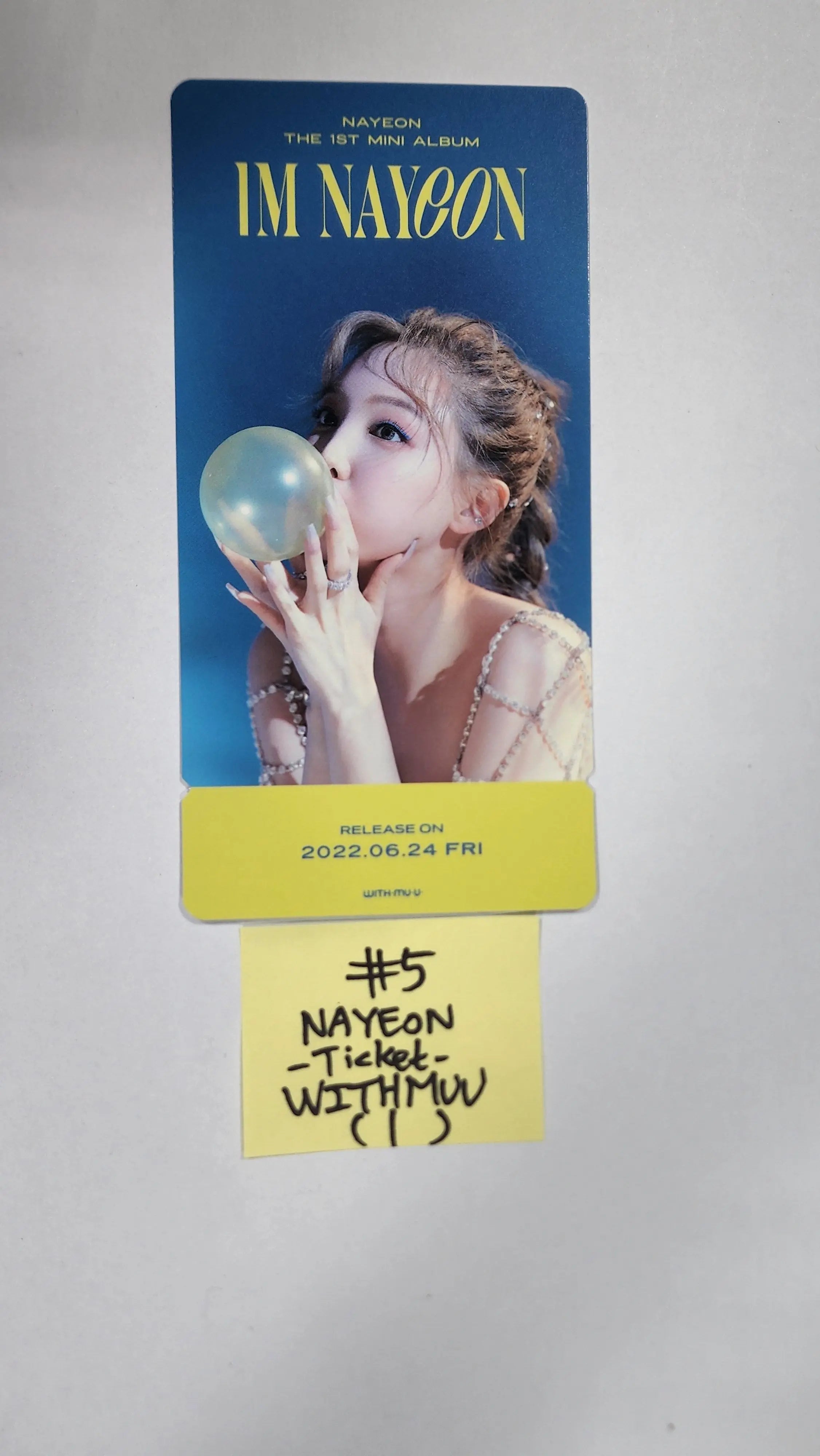 Nayeon 1st Mini Album I'm Nayeon Lucky Draw Photocard