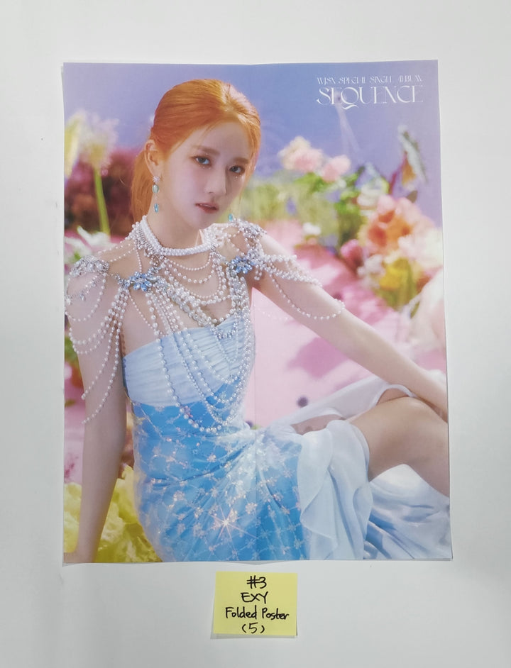 우주소녀 "시퀀스" - 공식 폴디드 포스터, 스티커