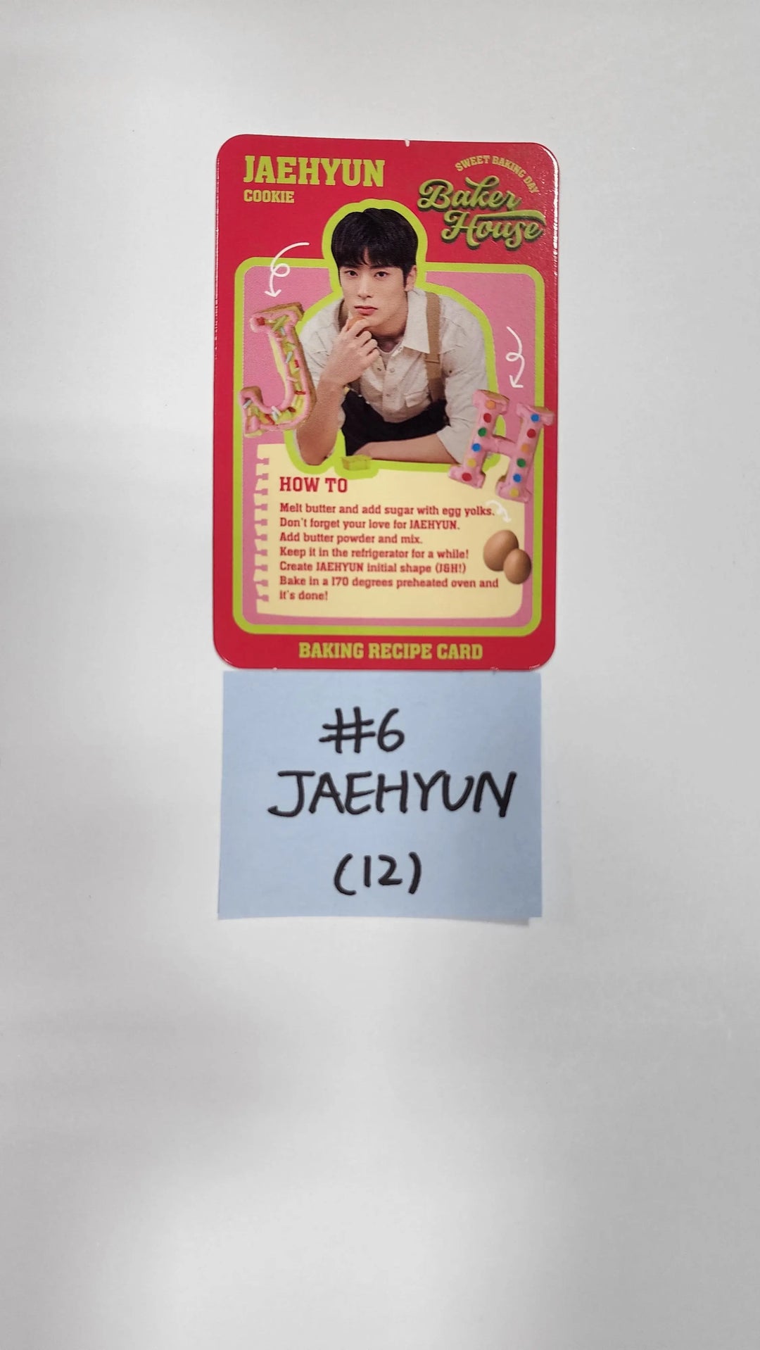 NCT127 'BAKER HOUSE' - Random Recipe Card Pack Photocard (2)