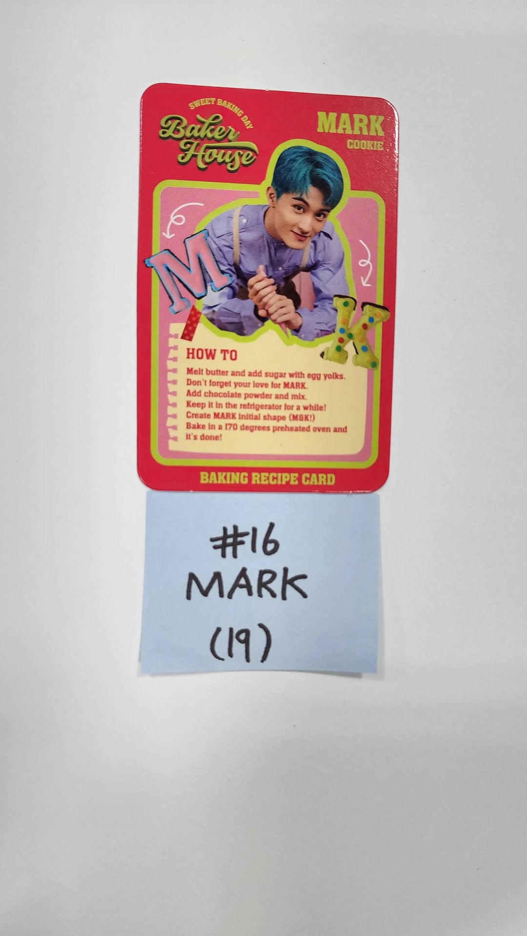 NCT127 'BAKER HOUSE' - Random Recipe Card Pack Photocard (2)