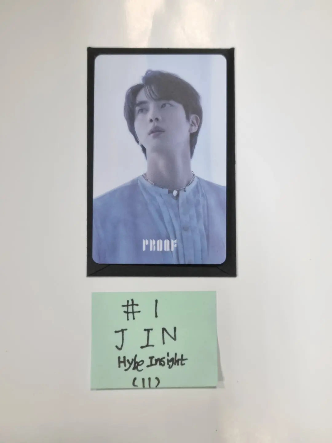 방탄소년단 "Proof" - Hybe Insight Event PVC 포토카드 ( 8/3 재입고 )