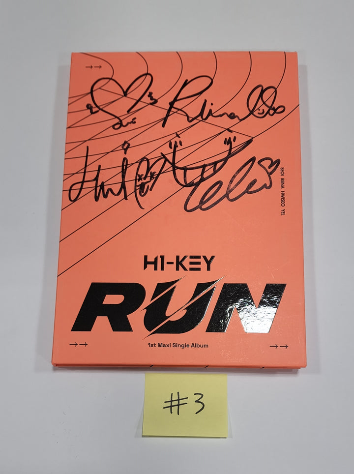 H1-Key "RUN" - Hand Autographed(Signed) Promo Album